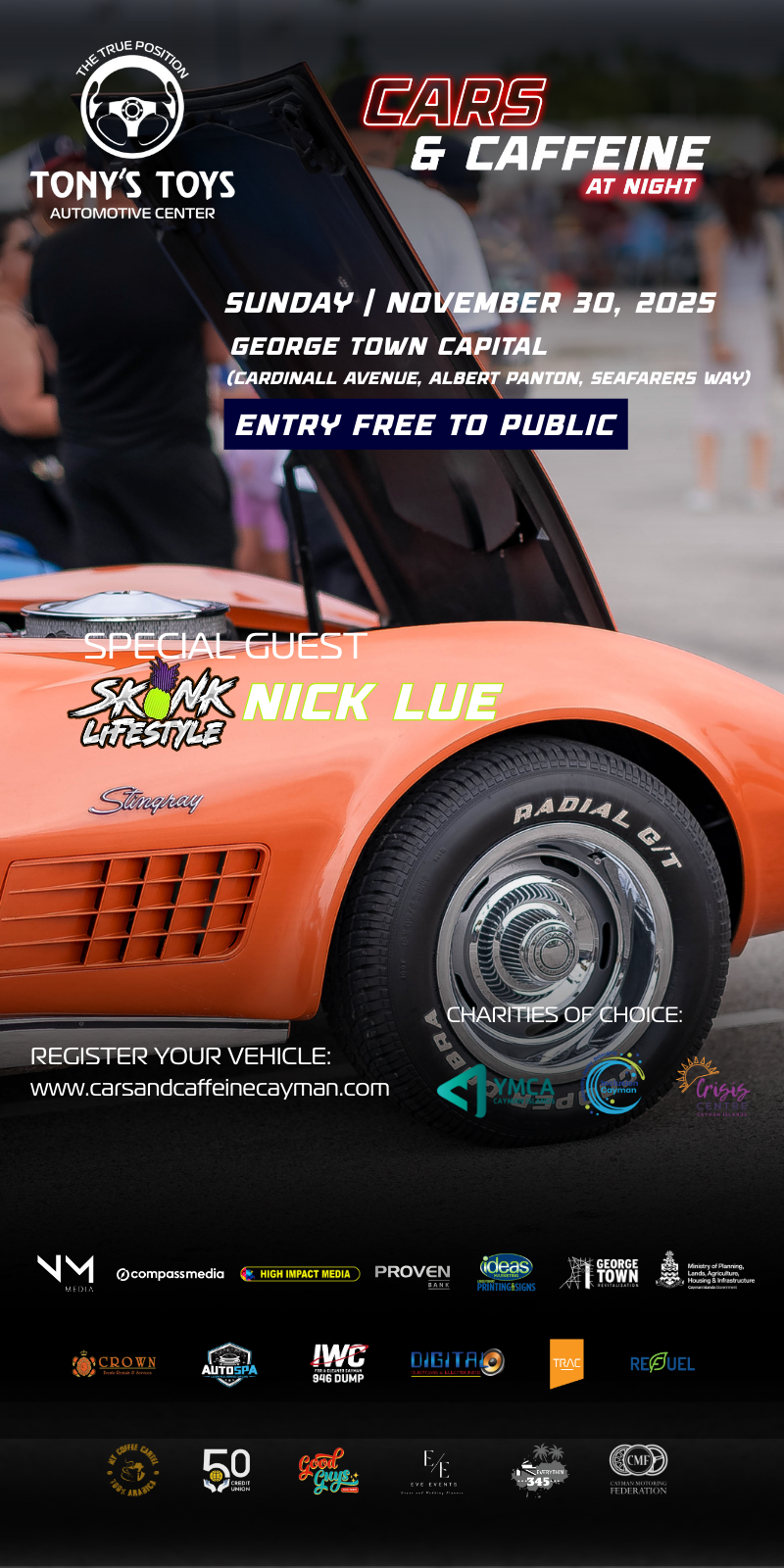 CARS & CAFFEINE AT NIGHT